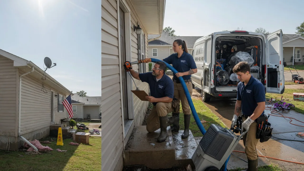 Ceiling Water Damage Restoration in Morse, LA near me